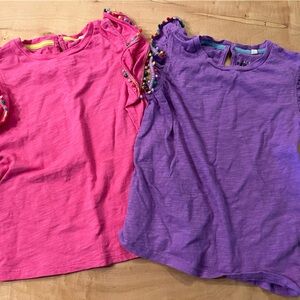 Lot Mini Boden flutter short sleeve tops